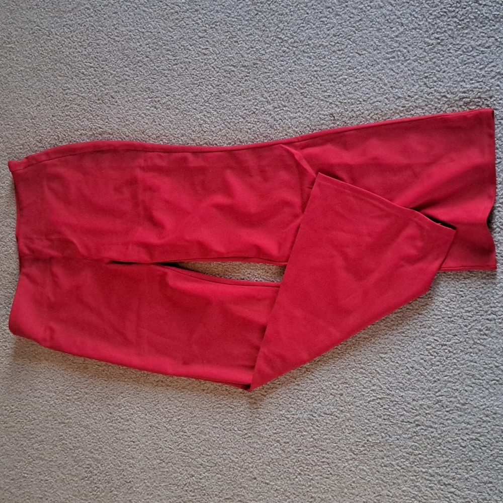 LARGE (PETITE)   HALARA SLIGHT FLARE WORK PANTS - Picture 5 of 9